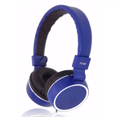 FE-005 Ακουστικά με Μικρόφωνο Μπλε