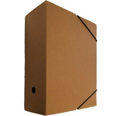 Ντοσιέ Κουτί με Λάστιχα & Αυτιά Οικολογικό Kraft 35x25x8cm